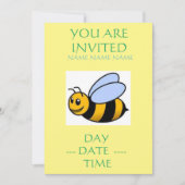 子供の誕生日パーティーの招待状セット 招待状 (正面)