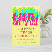 子供の誕生日パーティーの招待状セット 招待状 (スタンド正面)