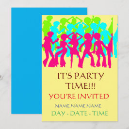 子供の誕生日パーティーの招待状セット 招待状