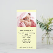 子供の誕生日パーティーの招待 (スタンド正面)