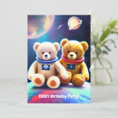 子供の誕生日パーティーへの招待 招待状 (スタンド正面)