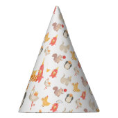 子供の誕生日パーティーアニマルズボーイズサファリズー パーティーハット (右)