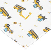 子供の誕生日パーティーデコール建築ダンプトラック ショートテーブルランナー (コーナー)