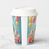 🎂 子供の誕生日パーティードリンクテーマ 🥤 紙コップ (左)