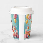 🎂 子供の誕生日パーティードリンクテーマ 🥤 紙コップ (右)