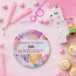 子供の誕生日パーティーバルーン優先供給 ペーパープレート