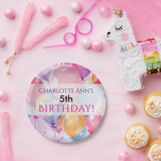 子供の誕生日パーティーバルーン優先供給 ペーパープレート (パーティー)