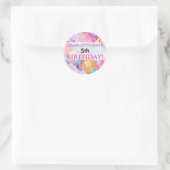 子供の誕生日パーティーバルーン優先供給 ラウンドシール (バッグ)