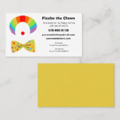 子供の誕生日パーティーピエロ 名刺 (正面/裏面)