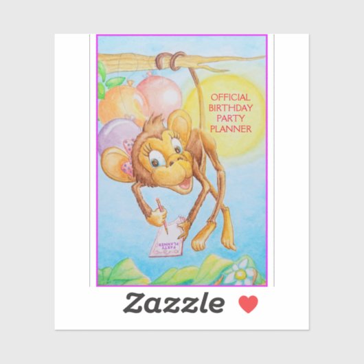 子供の誕生日パーティープランナーシール シール (シート)