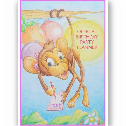 子供の誕生日パーティープランナーシール シール (正面)