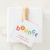 子供の誕生日パーティー感謝していユーメッセージカード フェイバータグ (インサイチュ)