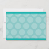 子供の誕生日パーティー招待状かわいいアイスクリームコーン 招待状 (裏面)