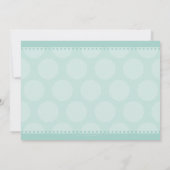 子供の誕生日パーティー招待状かわいいアイスクリームコーン 招待状 (裏面)