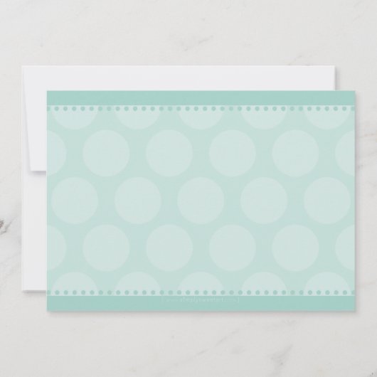 子供の誕生日パーティー招待状かわいいアイスクリームコーン 招待状 (裏面)