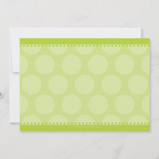 子供の誕生日パーティー招待状かわいいアイスクリームコーン 招待状 (裏面)