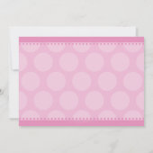 子供の誕生日パーティー招待状かわいいアイスクリームコーン 招待状 (裏面)