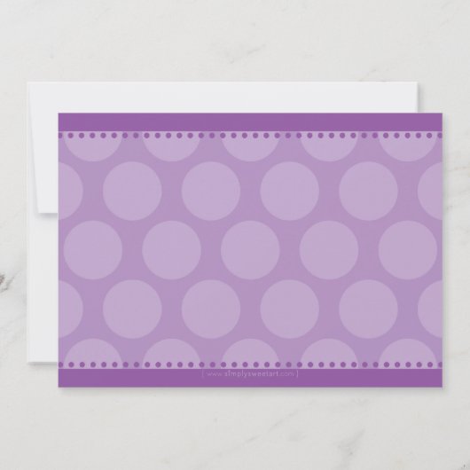 子供の誕生日パーティー招待状かわいいアイスクリームコーン 招待状 (裏面)