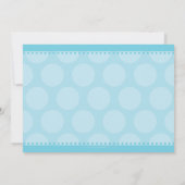 子供の誕生日パーティー招待状かわいいアイスクリームコーン 招待状 (裏面)