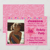 子供の誕生日パーティー招待状 招待状 (正面/裏面)