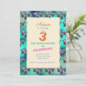 子供の誕生日パーティー招待状 招待状 (スタンド正面)