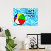 子供の誕生日パーティー装飾 ポスター (ホームオフィス)