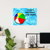 子供の誕生日パーティー装飾 ポスター (ホームオフィス)