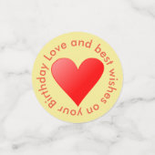 子供の誕生日パーティー コンフェッティ (スモール正面)