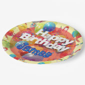 子供の誕生日パーティー ペーパープレート (アングル)