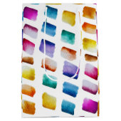 子供の誕生日パーティー ミディアムペーパーバッグ (裏面)