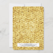 子供の誕生日パーティー リトルバンブルビー d4 招待状 (裏面)