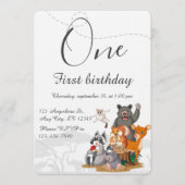 子供の誕生日パーティー 招待状 (正面)