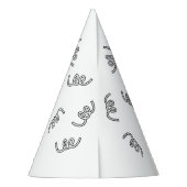 子供の誕生日パーティー – 色あなた自身のパーティー帽子 パーティーハット (裏面)