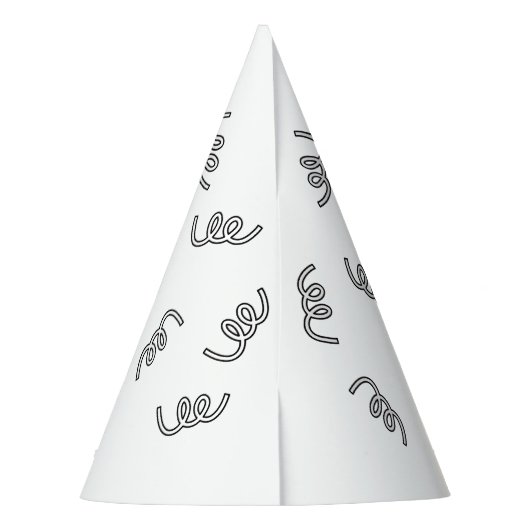 子供の誕生日パーティー – 色あなた自身のパーティー帽子 パーティーハット (裏面)