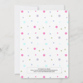 子供の誕生日パーティーTeddy Bear d1 招待状 (裏面)