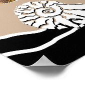 子供の誕生日ビーチパーティーフォトコラージュテンプレート ポスター (角)