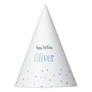子供の誕生日ブルードットカスタムズ パーティーハット