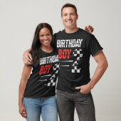 子供の誕生日ボーイ2 2レース国旗2歳の誕生日R Tシャツ (ユニセックス)