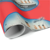 子供の誕生日レッドタパーソナライズされたイタニックラッピングパ ラッピングペーパー (ロールコーナー)