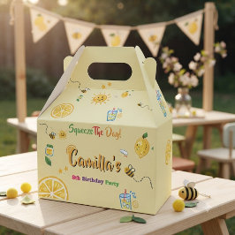 子供の誕生日レモン テーマ フェイバーボックス