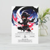 子供の誕生日忍者シュリケンアドベンチャー 招待状 (スタンド正面)