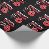 子供の誕生日忍者- 6歳パーティーテーマ ラッピングペーパー (角)