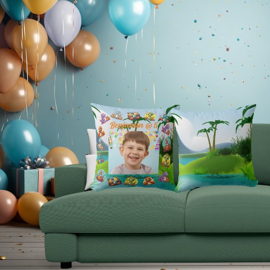 子供の誕生日恐竜におけるベビーデコール装飾用クッション クッション