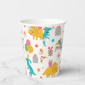 子供の誕生日恐竜パーティー 紙コップ (右)