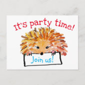 子供の誕生日招待状はがき インビテーションポストカード (正面)