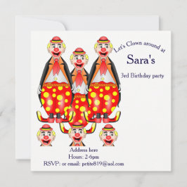 子供の誕生日招待状カード 招待状