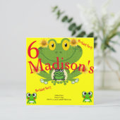 子供の誕生日招待状カード 招待状 (スタンド正面)