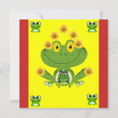 子供の誕生日招待状カード 招待状 (裏面)