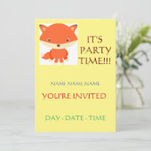 子供の誕生日招待状コレクション 招待状 (スタンド正面)