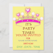 子供の誕生日招待状コレクション 招待状 (正面)